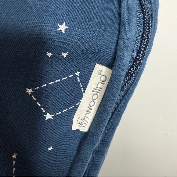 Woolino 4 Season Classic Baby Sleep Bag Merino Wool Organic Cotton Night Sky 2-4 - Picture 7 of 16